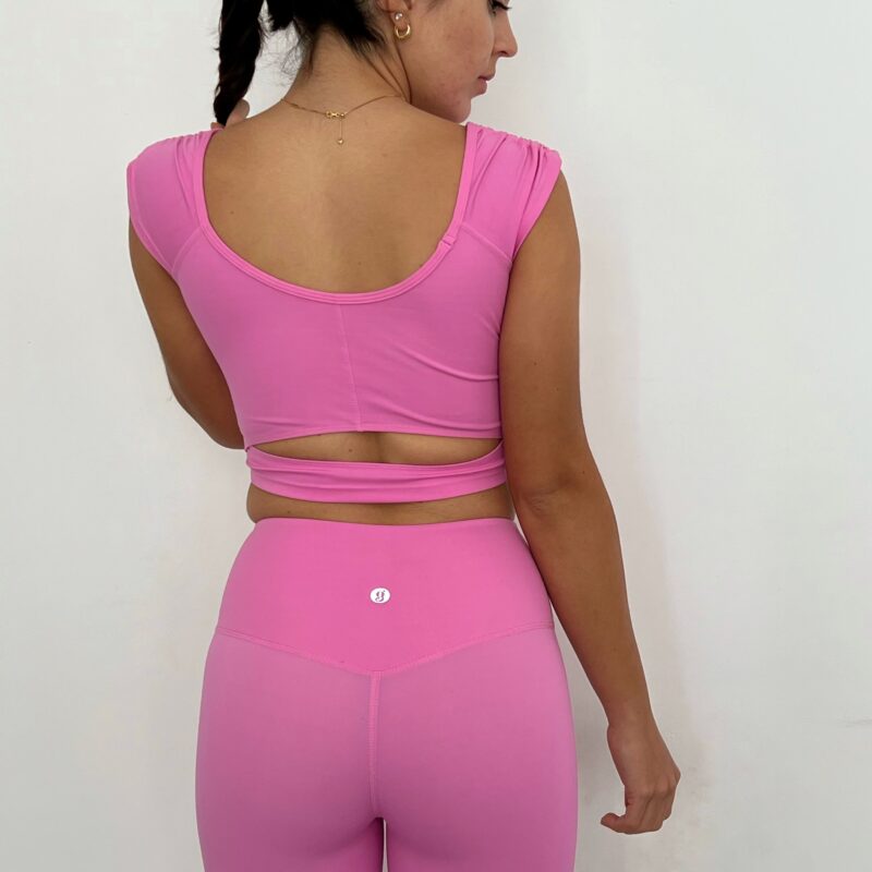 Pink Rouched Set